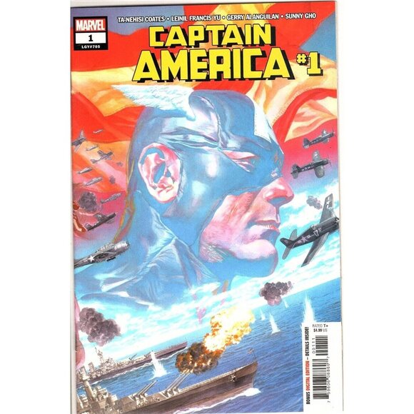 Captain America Issue 1 Alex Ross Cover Variant Comic Book Near Mint - Picture 1 of 1